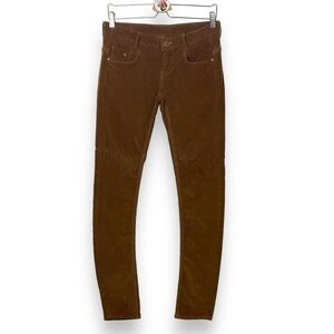 G-Star Raw Pants Mens Arc 3D‎ Corduroy Brown Slim Fit Cords Size 28 NWT